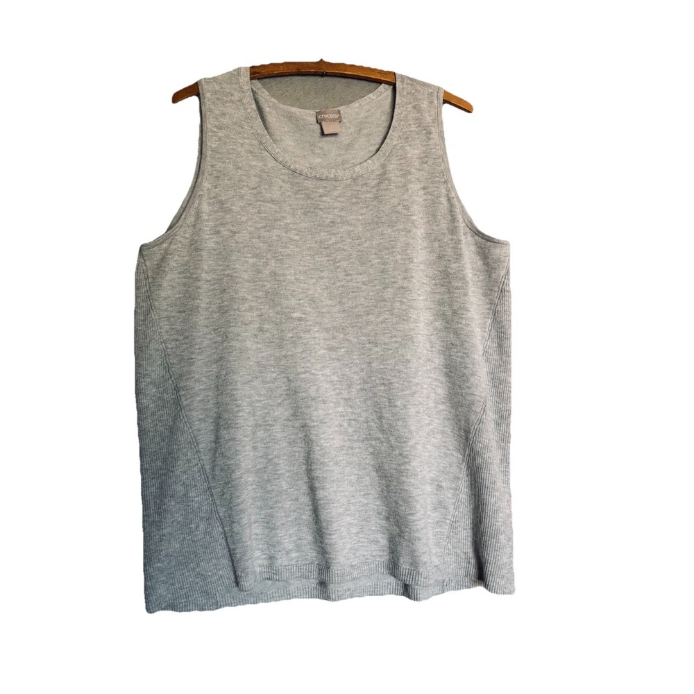 Chicos Womens 2 Sweater Sleeveless Blouse Sweater Top Shirt Office Casual Work